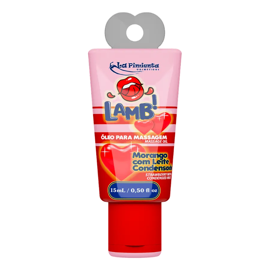Óleo Beijável Lamb 15 g — Morango com Leite Condensado — imagem do produto